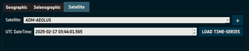 Satellite position input